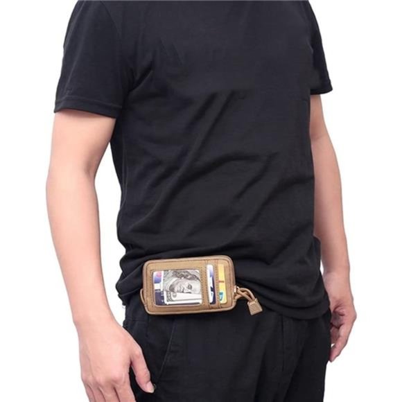 Tactical EDC Pouch, Pocket Organizer, ID Holder, Credit Card Holder for Men - Picture 5 of 6